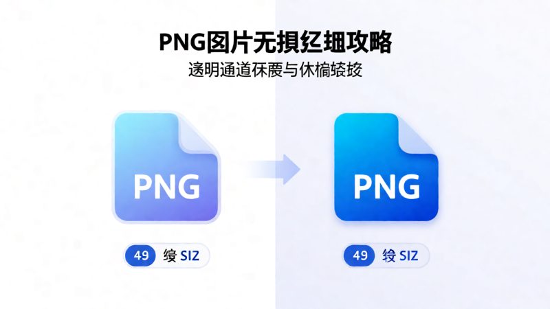 PNG图片无损压缩攻略:透明通道保留与体积缩减实 示意图